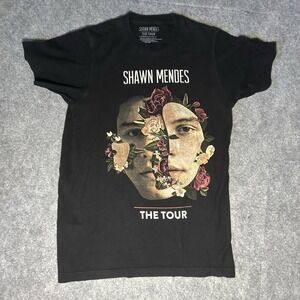 Shawn Mendez Men's Medium The Tour 2019 Black Tshirt Concert Merch